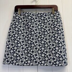 Elodie Anthropologie Womens Beach Resort Floral Mini Skirt Size M Old Money Chic